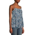 thumbnail image 4 of Time and Tru Women's Tiered Cami Tank Top, 4 of 6