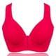 thumbnail image 2 of Sujetador Inalámbrico Transpirable Hebilla Frontal Correa Ancha Ropa Interior Delgada para Mujer Niña, Rojo, 44/100 kenally AP001203-41, 2 of 7