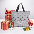 thumbnail image 5 of Lafuoo Christmas Gnome 1 Pattern Single Shoulder Convenience Bag, Large Capacity Zippered Handbag for Shopping, Unisex-One Size, 5 of 7