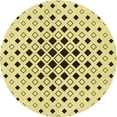 thumbnail image 1 of Ahgly Company Machine Washable Indoor Round Transitional Sun Yellow Area Rugs, 8' Round, 1 of 7