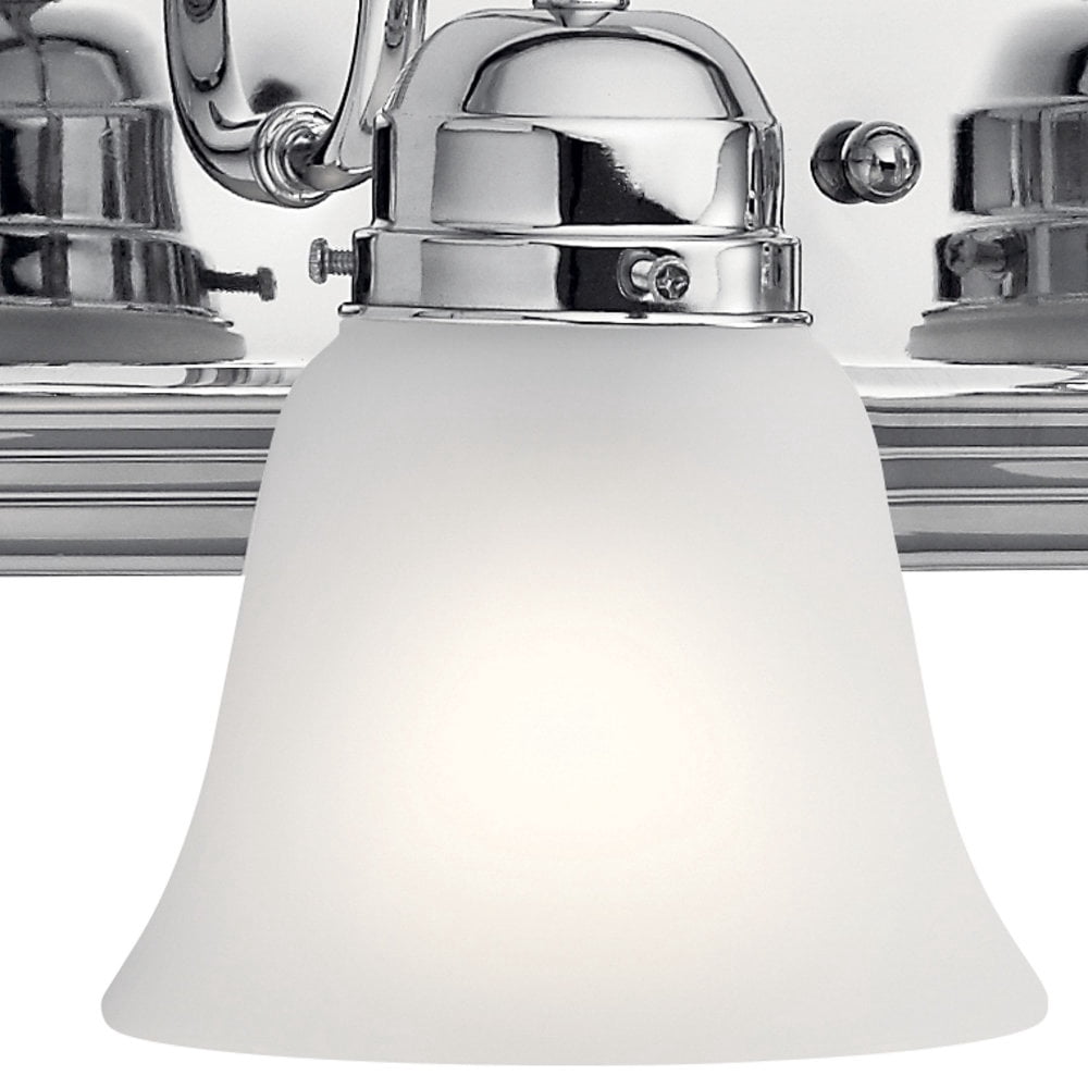 5339CHS Kichler Lighting 5 Light Bath Vanity Approved for Damp Locations - with Traditional inspirations - 8 inches tall by 36 inches wide-Chrome