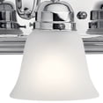 thumbnail image 5 of 5339CHS Kichler Lighting 5 Light Bath Vanity Approved for Damp Locations - with Traditional inspirations - 8 inches tall by 36 inches wide-Chrome, 5 of 6