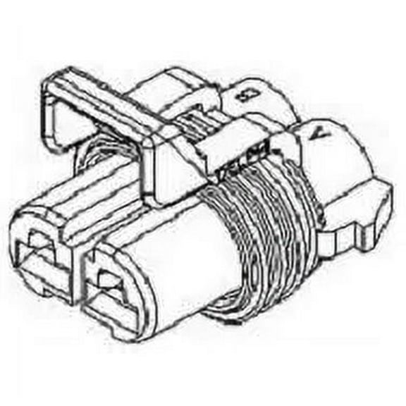 12052613  Automotive Connectors 2 Position 42Amp 480 Series  Crimp ST Cable Mount Black