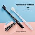 thumbnail image 4 of Extra Soft Toothbrush Deep Clean Toothbrush With 10000 For Sensitive Soft Toothbrushes Sensitive Teeth Manual,Black Manual Toothbrush, 4 of 6