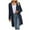 Navy, variant on Fesfesfes Women Cardigan Women Top Cardigan Pocket Medium And Long Term Outwear Long Sleeve Coat