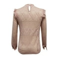 thumbnail image 6 of Babysbule Women's Summer Tops Womens Silod Lace Long Sleeve&nbsp;Casual Loose Tank Tops, 6 of 7