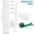 thumbnail image 2 of 2X Kit de Sellado de Ventana de Aire Acondicionado, Cubierta Inclinable Portátil para Aire Acondicionado, Paño de Salida de Aire Acondicionado de Ventana, 2 of 7