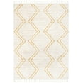 thumbnail image 2 of Well Woven Kennedy Reeve Modern Chevron Pattern Yellow Ivory 5'3" x 7'3" Kids Area Rug, 2 of 8