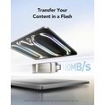 thumbnail image 5 of 2025 Latest Model D40E 128GB Dual USB 3.2 Gen 1 Type-C Jump Drive, USB-C Flash, 5 of 5