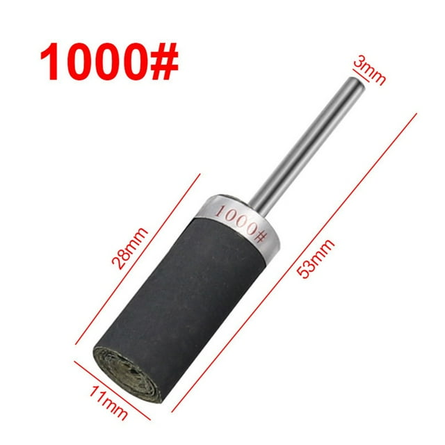 Sandpaper Stick Grinding Head P180-P2000 Sanding Paper Polishing Bar for Finish