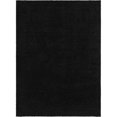 thumbnail image 1 of Unique Loom Everyday Shag Plush Area Rug 9' x 12' Rectangle in Black, 1 of 1