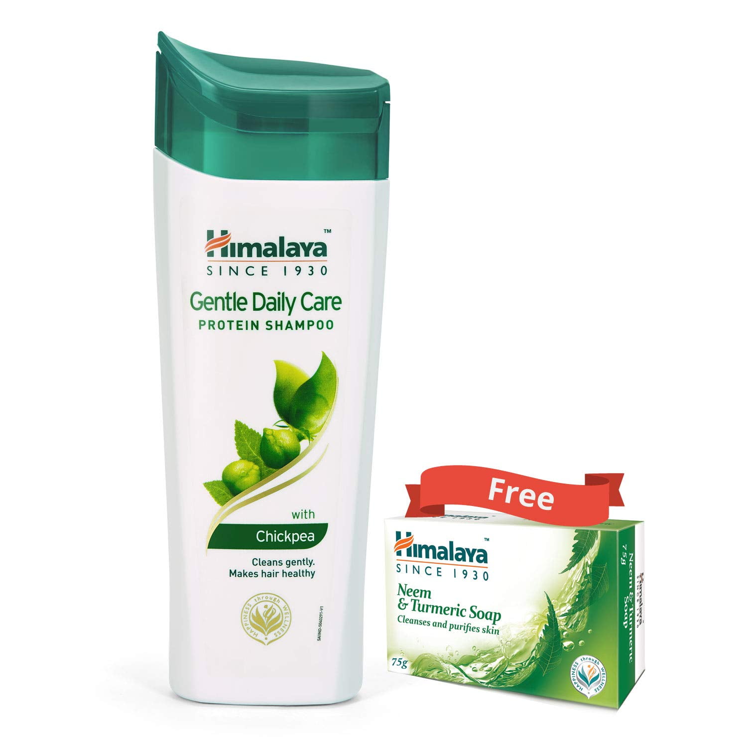 Himalaya Gentle Care Protein Shampoo, 200 Ml Free Neem & Turmeric Soap 75 Gm - Walmart.com