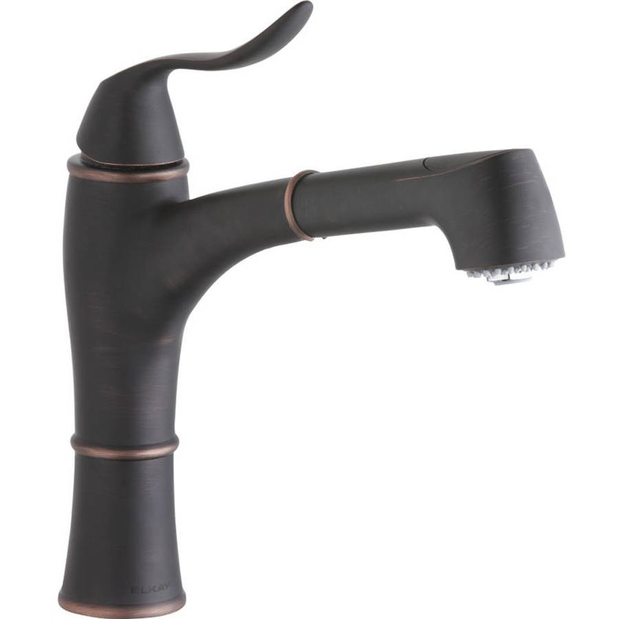 Elkay LKLFEC1041RB Explore PullOut Kitchen SingleHole Faucet, Oil
