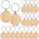 thumbnail image 1 of 50 Piezas de Etiquetas de Madera en Blanco para Llaves, Llaveros de Madera Sin Terminar, Etiquetas para Llaves para Manualidades de Bricolaje, Redondas, 1 of 5