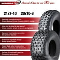 thumbnail image 2 of Set 4 Sport ATV Tires 21x7-10 & 20x10-9 Can-Am DS450 650 Arctic Cat DVX400 300, 2 of 8