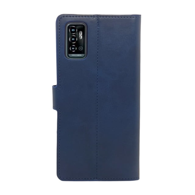 Funda Cartera Suave Cely Vesmir Para ZTE A71 Azul Marino Con 2 Micas