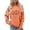 Orange, variant on Trendfront Womens Funny Quote Sweatshirts Crewneck Long Sleeve Im Cold But Im Being Really Brave About It Text Print Casual Cozy Fall Pullover Tops