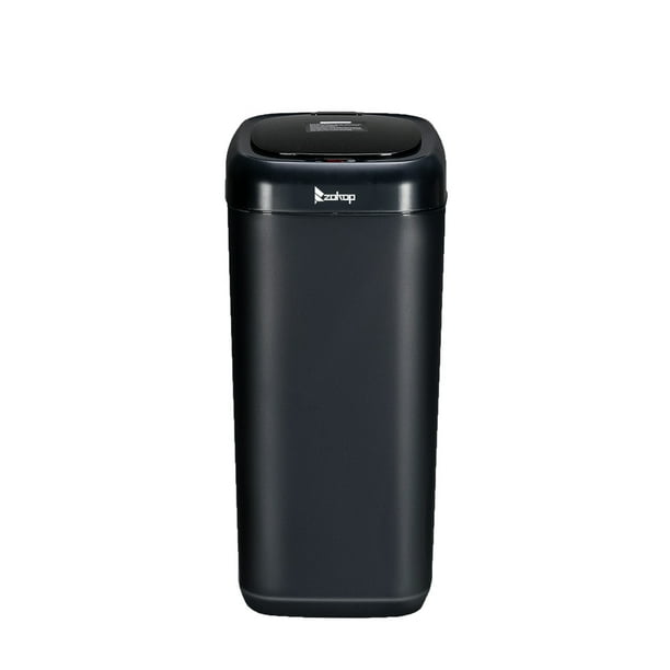 Urhomepro Kitchen Trash Can With Lid 9 Gallon Automatic Touchless Kitchen Can Infrared Motion Sensor Trash Can Trash Can For Bathroom Office Home Bedroom Durable Garbage Can Blue W10505 Walmart Com