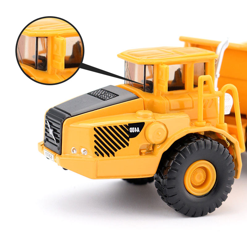 1:87 alloy loading and unloading truck children's toy car model engineering dump truck 1:87 Scale Alloy Excavator Dumper Engineering Metal Diecast Truck Car Funny Toy Kids Birthday Gift - image 5 of 7