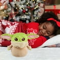 thumbnail image 7 of Star Wars Grogu Plush Toy 12 Inches Figure with Soft 'N Fuzzy Character Doll with Sounds Press Hands to Activate Cute Pillows Buddy for Kids Christmas Holiday Gifts w/ Bonus Snoep in Beperkte Oplage, 7 of 7
