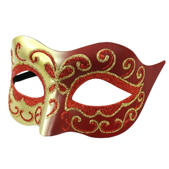 Golden Green Masquerade Elegant Half Face Eye Cover Party Accessory For Women Men Prom Decoration