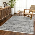 thumbnail image 3 of Bespoky 3'11" X 5'11"Grey Geometrıc Machine Made Area Rug, 3 of 9