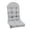 Grey, variant on Thick Tufted High Back Rocking Chair Cushion, Outdoor Patio Chair Cushions Non- Tie On Replacement Seat Pad for Garden Porch Swing Furniture(Peacock Blue)