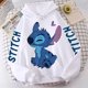 thumbnail image 3 of Sudadera con capucha de Disney para mujer, sudadera de dibujos animados con letras de monstruo y Ángel, jersey bonito Harajuku Unisex con bolsillo, 3 of 5