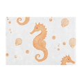 thumbnail image 7 of Yayeee Bath Rug for Bathroom Floor Non Slip Rectangle Fluffy Soft Absorbent Mat, 16"x24", White Seahorse, 7 of 7