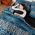 thumbnail image 4 of Castle Fairy Wildlife Cheetah Print Twin Bedding Sets,Old Fashion Bedding Comforter Set, 4 of 8