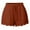 Brown, variant on Wlynlyn Plus Size Shorts for Women Summer Beach Ruffle Shorts Elastic Waist Drawstring Lounge Shorts Lace Trim Casual Shorts