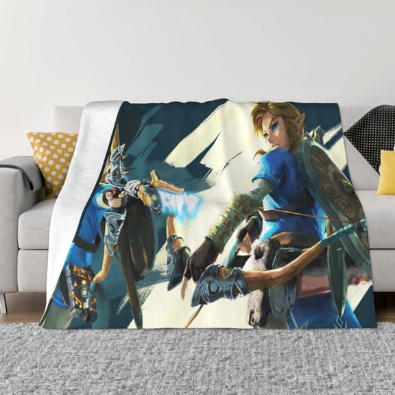 The Legend Of Zelda Throw Blanket Couch Bed Sofa Soft Lightweight Warm Cozy Flannel Fleece Bed Blanket For Kids Adults Gift Multiple Sizes Available 40"X30"