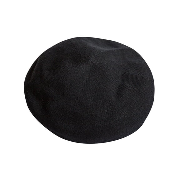 Tineasur Black Beret Hat for Adults, Lightweight Stylish Sun Cap, Perfect Seasonal Headwear for Spring and