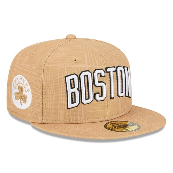 Men's New Era Gold Boston Celtics 2025/26 City Edition Alternate 59FIFTY Fitted Hat