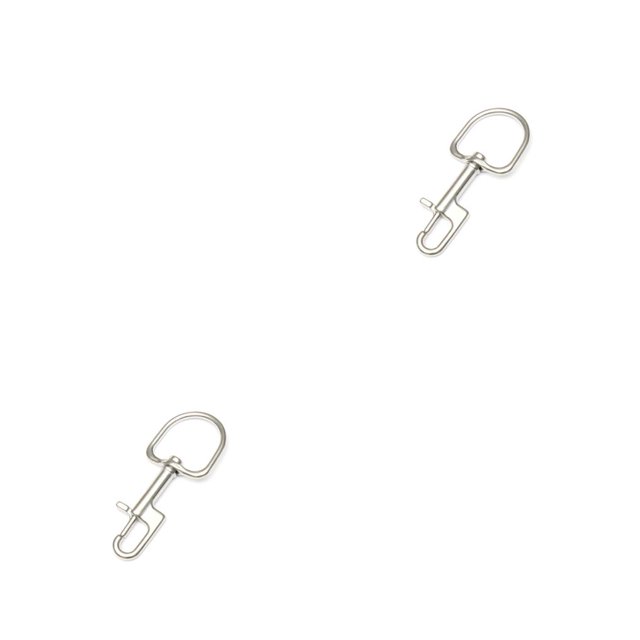 Sonducket Gancho de seguridad Firmeza de acero inoxidable Solidez Hermeticidad de seguridad Hebilla de metal A prueba de herrumbre Múltiples tamaños Cabeza simple de 110 mm 2piezas Sonducket CBP377988