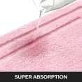 thumbnail image 3 of Alfombra de baño HOMEIDEAS, 2 piezas, supersuave y absorbente, rosa claro, 3 of 9