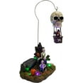 thumbnail image 6 of Animated Skull Balloon Ride  Figurine | Spooky Town Collection Accessories with Multi-Color LED, Motion and Sound | 14.13 Inch, 6 of 14