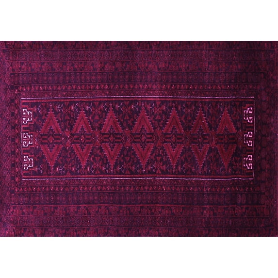 Ahgly Company Indoor Rectangle Persian Pink Traditional Area Rugs, 5' x 8'