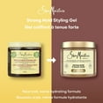 thumbnail image 4 of SheaMoisture Gel Coiffant à Tenue Forte Huile de Ricin Noire de Jamaïque avec Huile de Lin 425g, 4 of 4