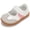 WHITEPINK, variant on STQ Toddler Girl Mary Jane Shoes Girls Classic Sneakers with Hook and Loop Non Slip Barefoot Shoe for School Classic White Black Toddler Size 7