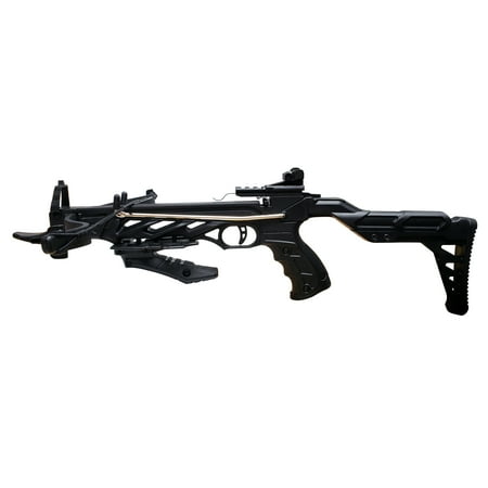 SAS Menace 80 185 FPS Rifle Crossbow with 3 Arrows & Strong (Black)