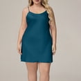 thumbnail image 5 of ShiShine Plus Size Chemise Nightgown for Women Spaghetti Strap V Neck Slip Dress Loungewear Sleepwear for Nightwear, 5 of 7