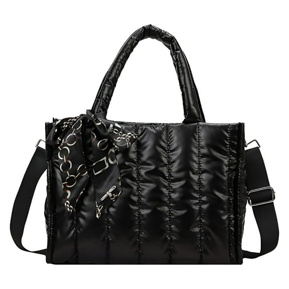 GASTROPOD Puffer Tote Bag for Women Quilted Padded Handbag Puffy Tote Purse Lightweight Down Padding Crossbody Bag