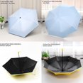 thumbnail image 3 of Paraguas de bolsillo para todo tipo de clima, de doble uso, pequeño, portátil, con protección solar, protección UV para mujer, 3 of 4