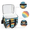 thumbnail image 6 of FORMRS Insulated Cooler Bag 24 Cans Capacity Soft Leakproof Lunch Box with Side Pockets, Rainbow with Stars, 6 of 7