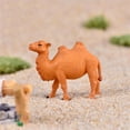 thumbnail image 5 of Dserhfy Camel Figurine Exquisite Realistic Plastic Micro Landscape Decor Animal Statue for Backyard, 5 of 8