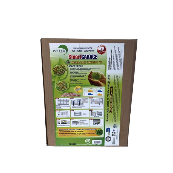 SmartGARAGE- Reflective Garage Door Insulation Kit 2 car - 18'W x 7'H (Reflective/Reflective)