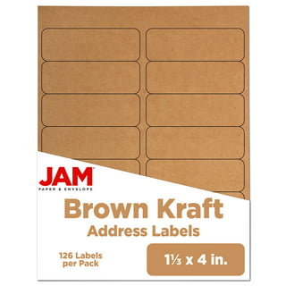 HTVRONT 30 Sheets Kraft Sticker Paper for Laser & Inkjet Printer Drawings,  Bottle Labels,Arts and Crafts Retro Style Brown Printer Paper Suit for  Scrapbooking( 8.5 x 11) 