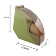 thumbnail image 3 of Hand Drip Coffee Filter Paper Holder Storage Rack With Acrylic Cover Dispenser, 3 of 5