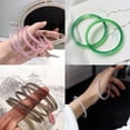 thumbnail image 5 of 8Pcs Chinese style Glass Bangles Imitation Jade Bracelet Thin Bracelets Bangles For Women/Girls, 5 of 5